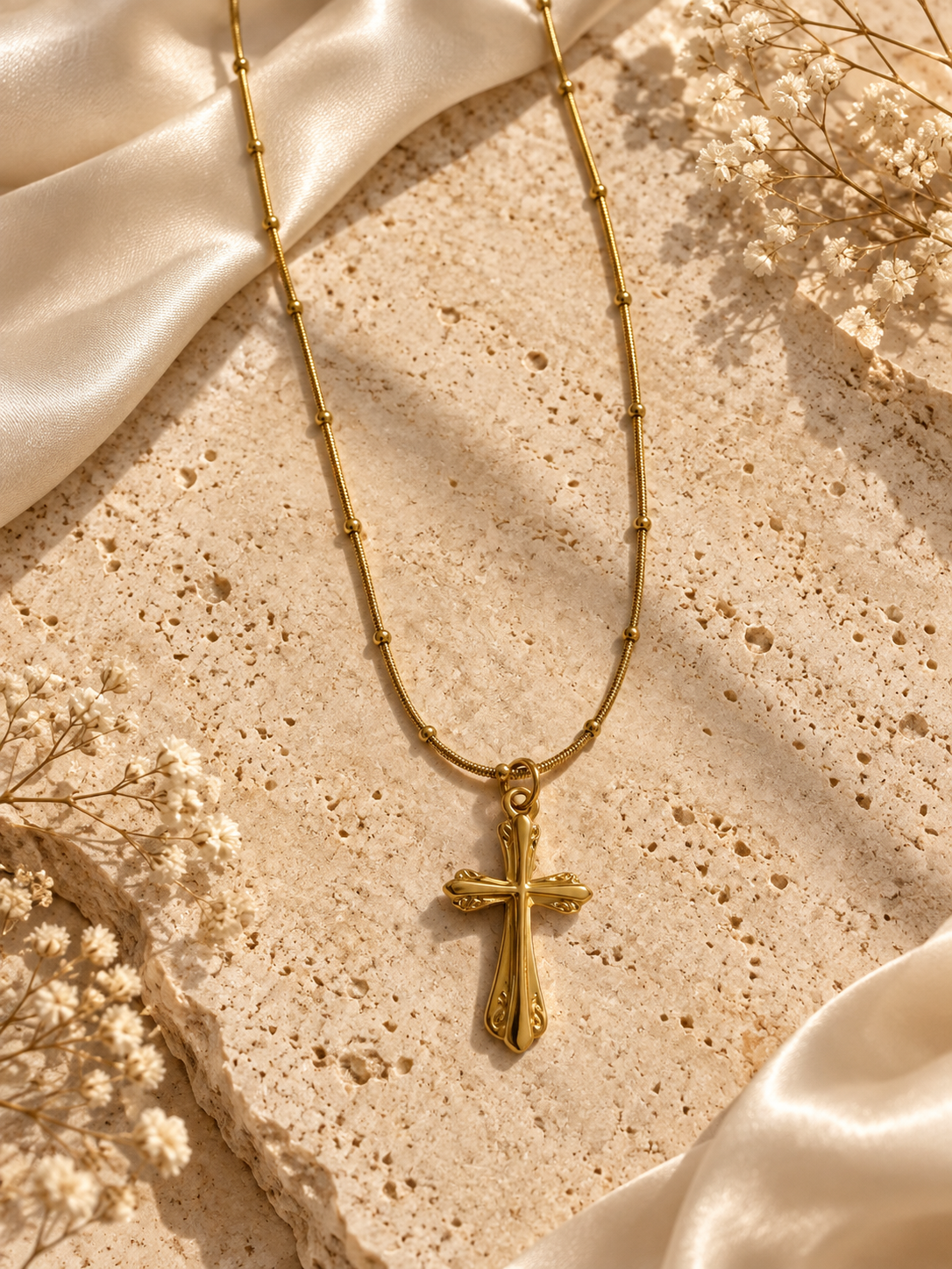 Golden Cross Necklace