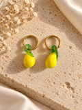 Χρυσά Σκουλαρίκια Lemon