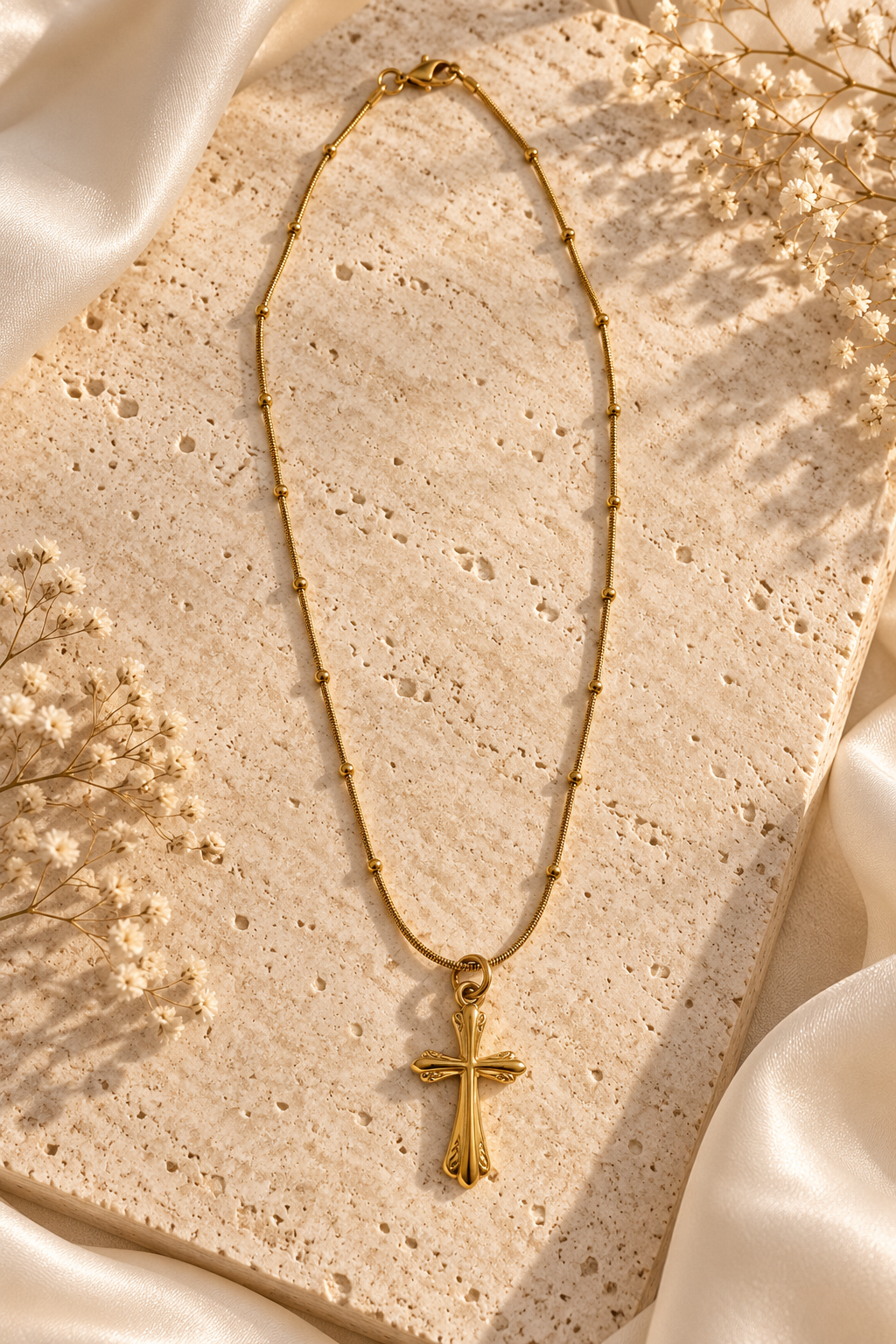 Golden Cross Necklace