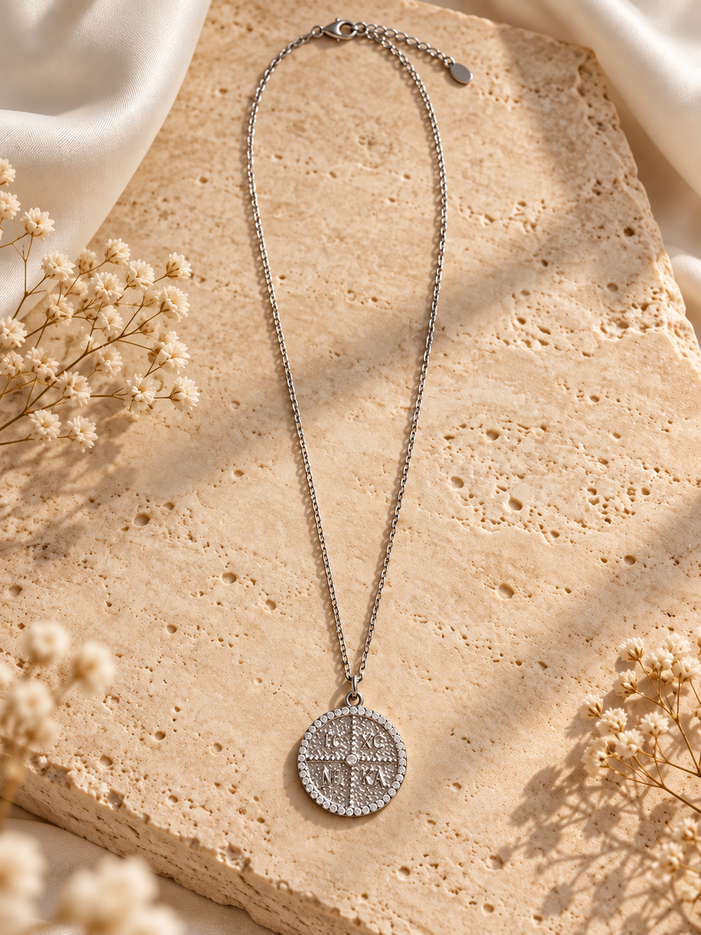 Silver Konstantinato Necklace