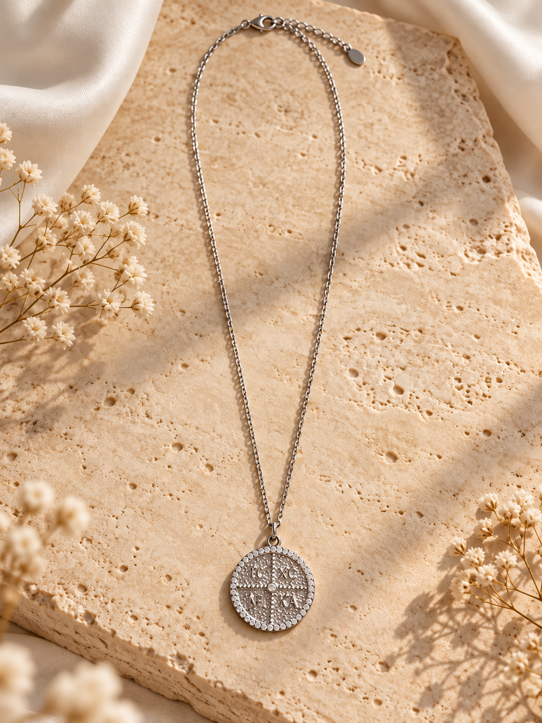 Silver Konstantinato Necklace