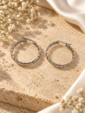 Ασημί Κρικάκια SILVER Twist