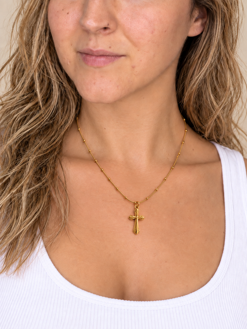 Golden Cross Necklace