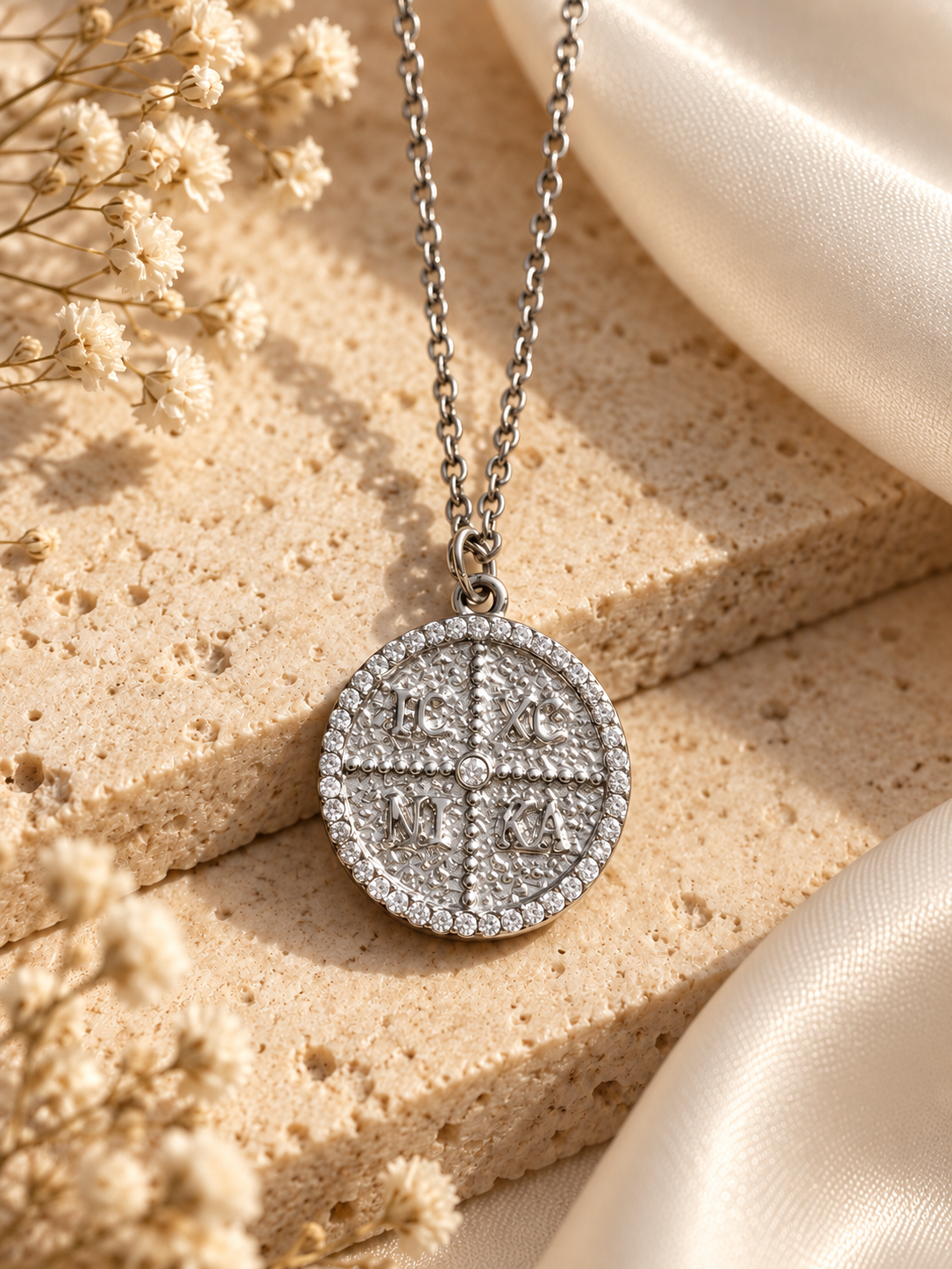 Silver Konstantinato Necklace