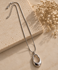Silver Drop Necklace